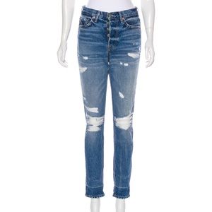 Light blue GRLFRND mid-rise skinny jeans sz 25